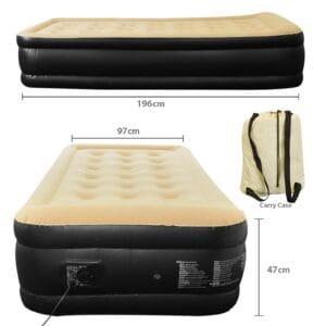 Jilong Luxury Twin Size Air Bed Mattress Camping