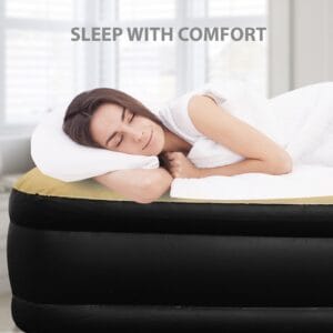 Jilong Luxury Twin Size Air Bed Mattress Camping