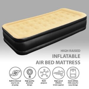Jilong Luxury Twin Size Air Bed Mattress Camping