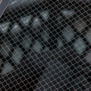 Homcom Fire Pit with Screen Cover