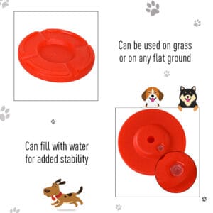 Pawhut Portable Pet Agility Training Set