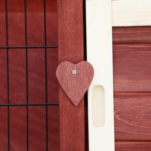 Pawhut 2-Tier Wooden Rabbit Hutch w/ Tray