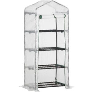 Outsunny 4 Tier Mini Greenhouse