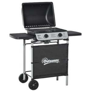 Outsunny 2 Burner Gas Barbecue Grill Propane