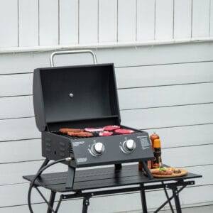 Outsunny 2 Burner Portable Gas BBQ Grill
