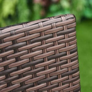 Outsunny 2 Seater Rattan Armchair w/ Armrests