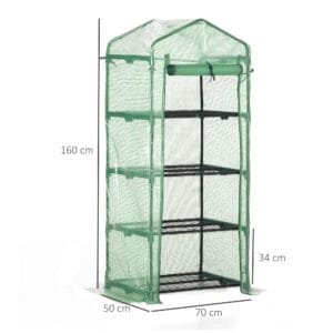 Outsunny Mini Greenhouse 4-Tier