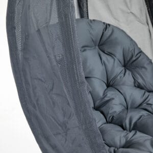 Outsunny Hanging Egg Chair w/ Cushion Grey