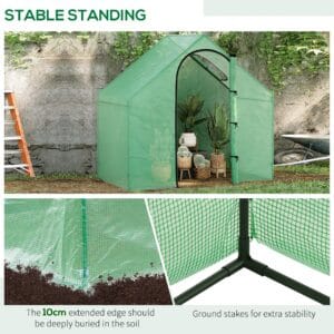 Outsunny Walk-In Portable Greenhouse