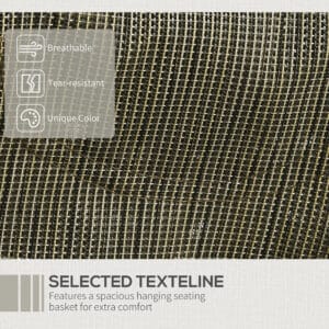 Outsunny Double Hanging Egg Chair