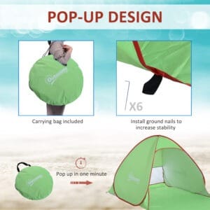 Outsunny Camping Instant Pop up Tent