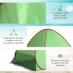 Outsunny Camping Instant Pop up Tent