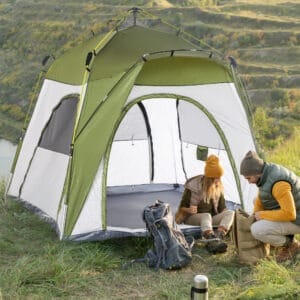 Outsunny 4 Man Pop Up Tent Automatic