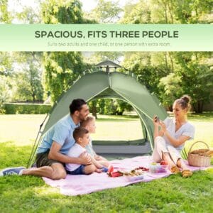 Outsunny 2 Man Pop Up Camping Tent
