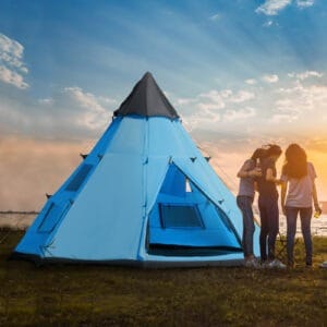 Outsunny Camping Tent 6-7 Person Large Family