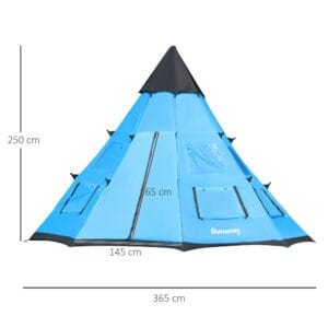 Outsunny 6-7 Person Large Family Tent Outsunny 6-7 Person Large Family Tent
