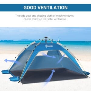 Outsunny 2 Man Pop-up Beach Tent