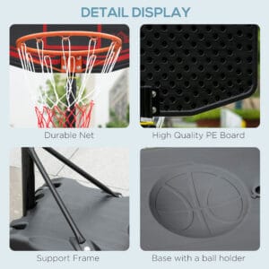 Homcom Adjustable Basketball Hoop Stand