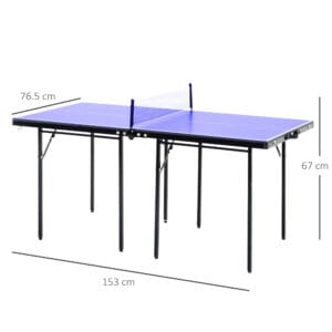 Homcom Mini Table Tennis Table Portable