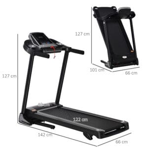 Homcom Treadmill 12km/h Running