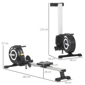 Homcom Magnetic Rowing Machine