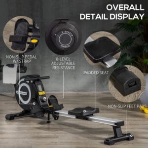 Homcom Magnetic Rowing Machine