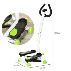 Homcom Aerobic Stepper Adjustable