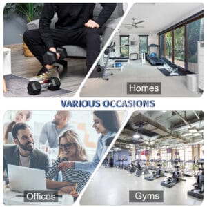 Homcom Dumbbells Kit Hexagonal Weights