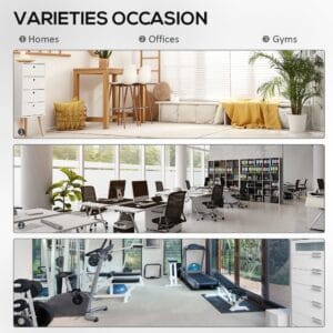 Homcom Rubber Hex Dumbbell 15KG Single