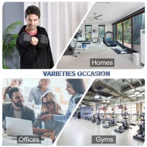 Homcom Rubber Hex Dumbbell 17.5KG