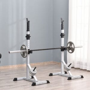 Homcom Squat Racks Pair of Barbell Stands