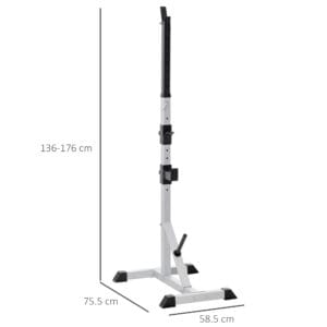 Homcom Squat Racks Pair of Barbell Stands