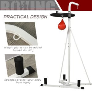Homcom Free-Standing Speed Bag Platform