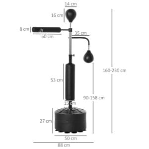 Homcom 3-in-1 Punching Bag w/ Stand