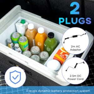Outsunny Car Refrigerator 12V 30L Portable Freezer