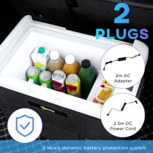 Outsunny Car Refrigerator 12V 40L Portable Freezer