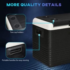 Outsunny Car Refrigerator 12V 40L Portable Freezer