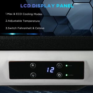 Outsunny Car Refrigerator 12V 50L Portable Freezer