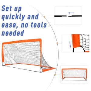 Homcom Football Goal w/ All Weather Net