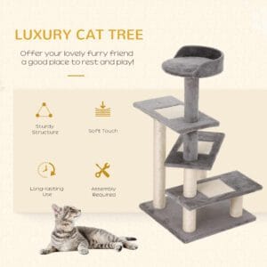Pawhut Cat Tree Activity Centre Tower