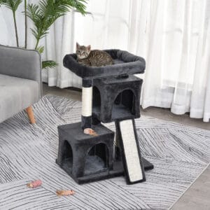 Pawhut Cat Rest & Play Activity Tree w/ Houses