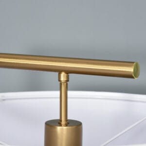 Homcom Floor Lamp with Linen Lampshade