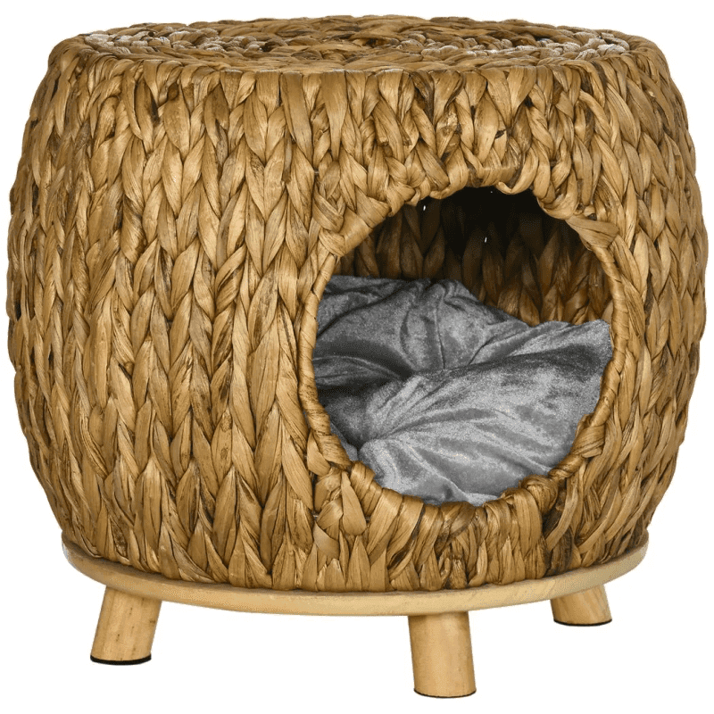 Rattan Cat House Stool Wicker Bed Rattan Cat House Stool Wicker Bed