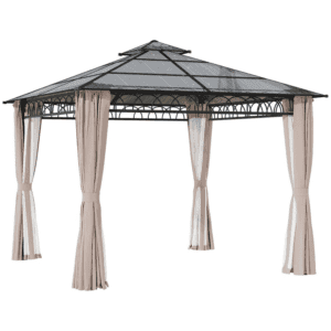 Outsunny Gazebo Hard Top 3 x 3m Outsunny Gazebo Hard Top 3 x 3m
