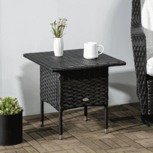 Outsunny PE Rattan Outdoor Coffee Table