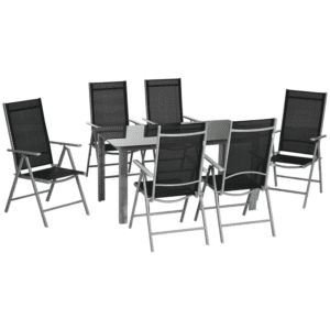 Outsunny 7pc Patio Dining Set Outsunny 7pc Patio Dining Set