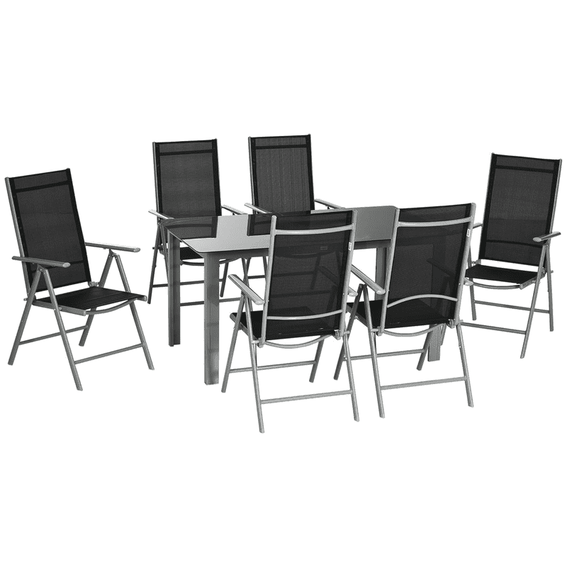 Outsunny 7pc Patio Dining Set Outsunny 7pc Patio Dining Set