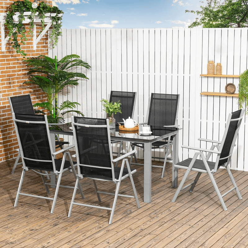 Outsunny 7pc Patio Dining Set Outsunny 7pc Patio Dining Set