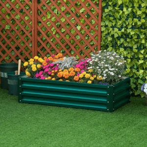 Outsunny Raised Planter Bed Steel