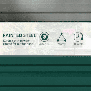 Outsunny Raised Planter Bed Steel